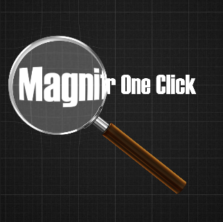 Magnifier One Click animation in Adobe After Effects
